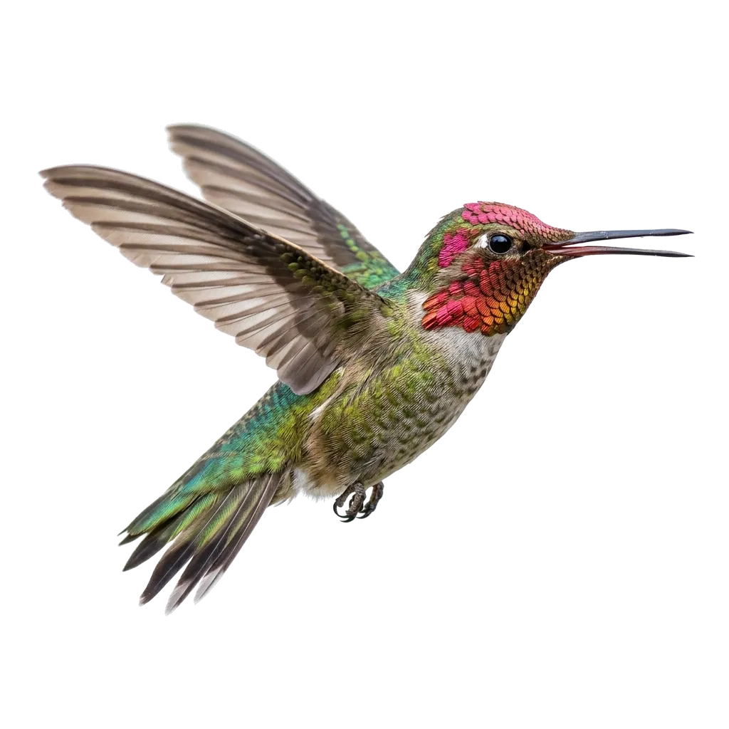 Colibrí en vuelo